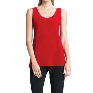 NEW CLARA SUNWOO mid-length tank top in red